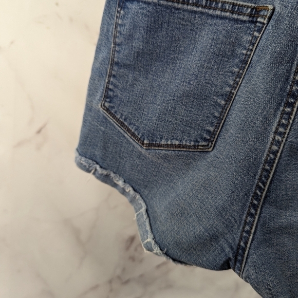 Lauren Ralph Lauren Shorts Women 8 Jean Denim High Rise Medium Wash Cut Off Mom - Picture 7 of 11